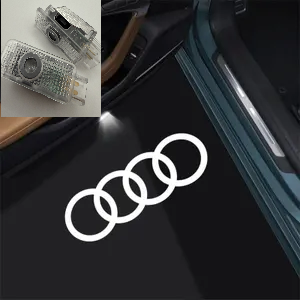 Підсвітка дверей проєкція для Audi (ауді) 2 штуки скляна лінза - зображення 5