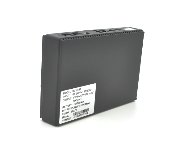 ДБЖ для роутера Merlion MINI DC1018P Li-ion 10400mAh Black - зображення 2