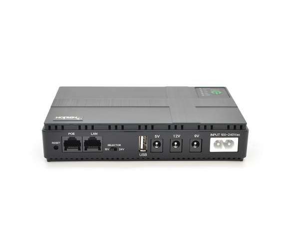 ДБЖ для роутера Merlion MINI DC1018P Li-ion 10400mAh Black - зображення 3