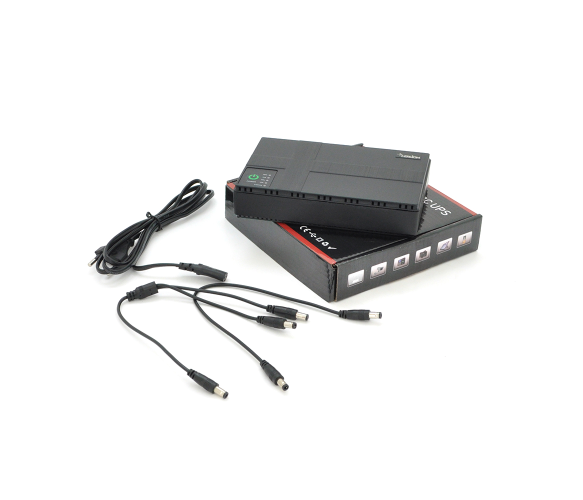 ДБЖ для роутера Merlion MINI DC1018P Li-ion 10400mAh Black - зображення 4