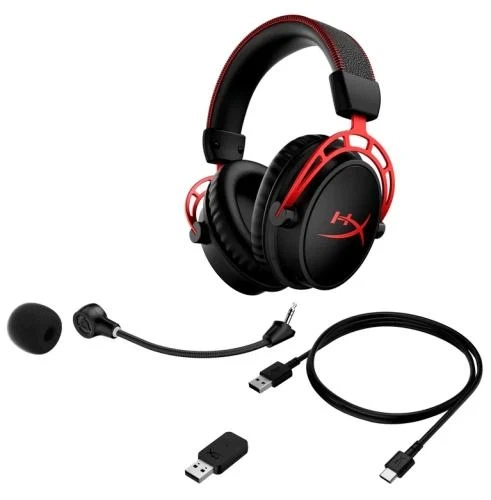 Наушники беспроводные HyperX Cloud Alpha, Black/Red (4P5D4AA) - Фото 3 Наушники беспроводные HyperX Cloud Alpha, Black/Red (4P5D4AA) - изображение 3