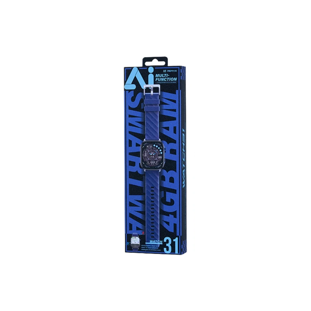 Смарт-годинник REMAX AI WATCH 31 (4GB RAM) 51mm. 400 mAh. IP68 Blue (6954851259770) - зображення 2