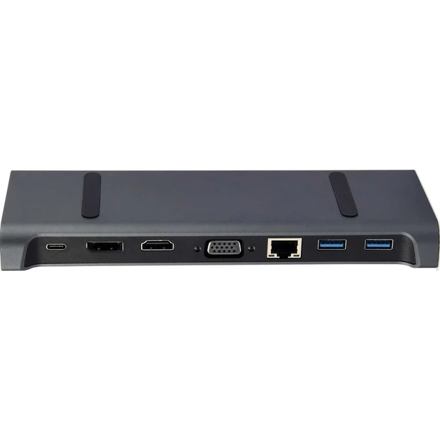 Порт-реплікатор CABLEXPERT 9-in-1 USB-C to HDMI/VGA/USB3.1/PD/LAN/AUX (A-CM-COMBO9-02) - изображение 2