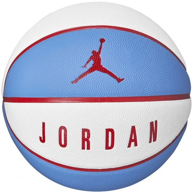 Мяч баскетбольный Nike JORDAN ULTIMATE 8P white/university blue/university red size 7 - Фото 1 Мяч баскетбольный Nike JORDAN ULTIMATE 8P white/university blue/university red size 7 - изображение 1