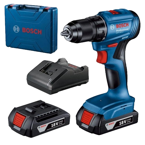 Шуруповерт-дрель аккумуляторный Bosch Professional GSR 185-LI 18В Синий (06019K3000) - изображение 2