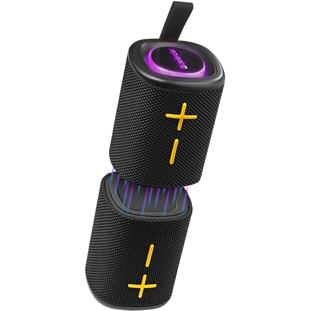 Портативна колонка Defender Union 20W Bluetooth RGB функція 2 in 1 Чорний (65139) - зображення 6