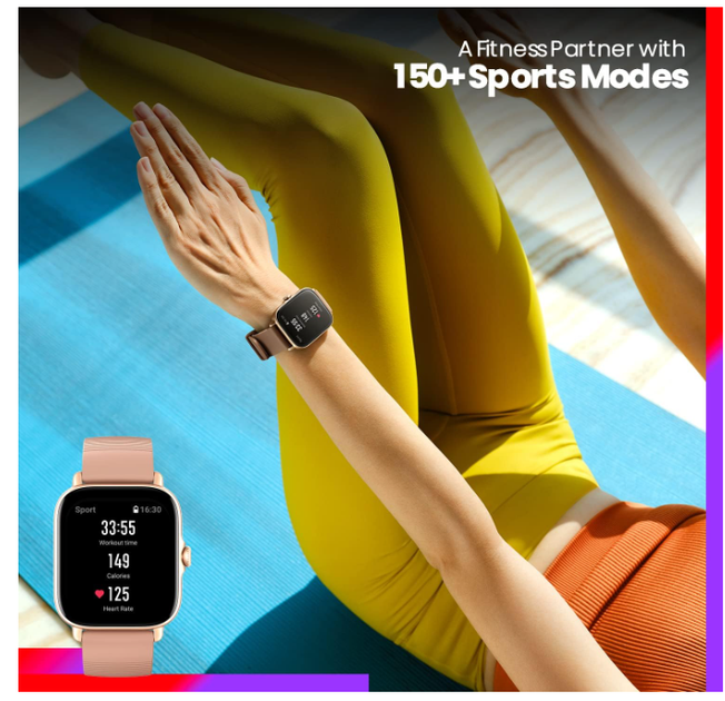 Смарт-годинник Amazfit GTS 3 Ivory White, спортивний годинник з GPS, 150+ режимами спорту, 5 ATM, пульс, SpO2, сон, стрес, Alexa - зображення 6