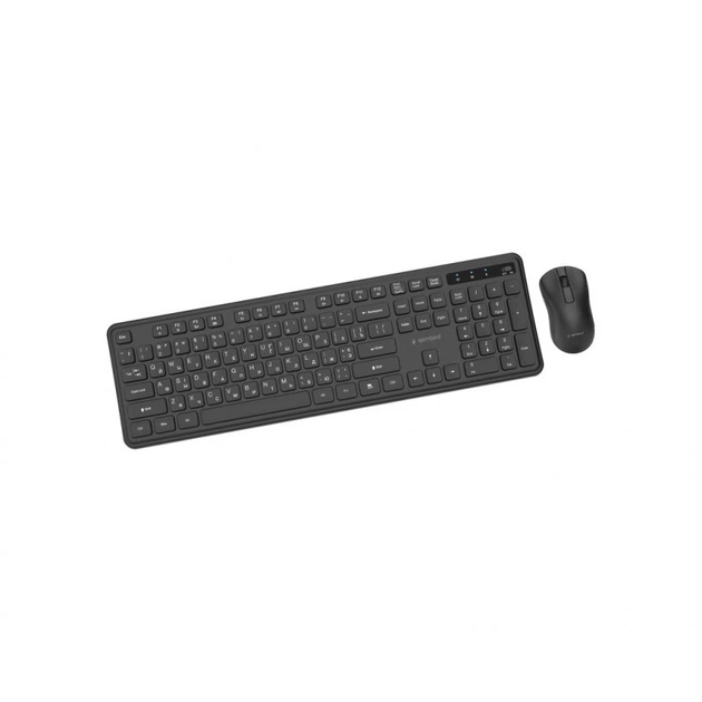 Комплект Gembird Slim Pro Business Wireless Black (KBS-WPS-01-CYRL) (355641) - изображение 2
