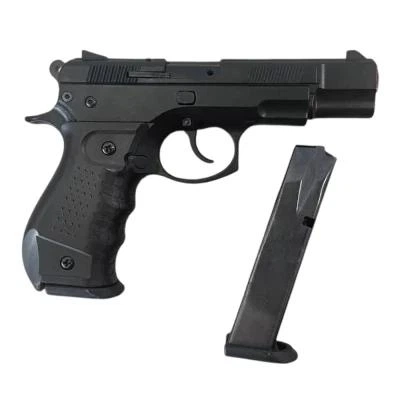 Сигнально-стартовий пістолет BLOW C-75, 17+1/9 мм (Black/Black Grips) add 1 magazine. - зображення 3