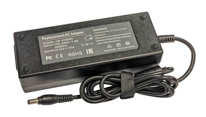 Блок живлення для монітора і телевізора 120 Вт 12 В 10 A 5.5x2.5 mm 3892A300 REPLACEMENT - Фото 1 Блок живлення для монітора і телевізора 120 Вт 12 В 10 A 5.5x2.5 mm 3892A300 REPLACEMENT - изображение 1