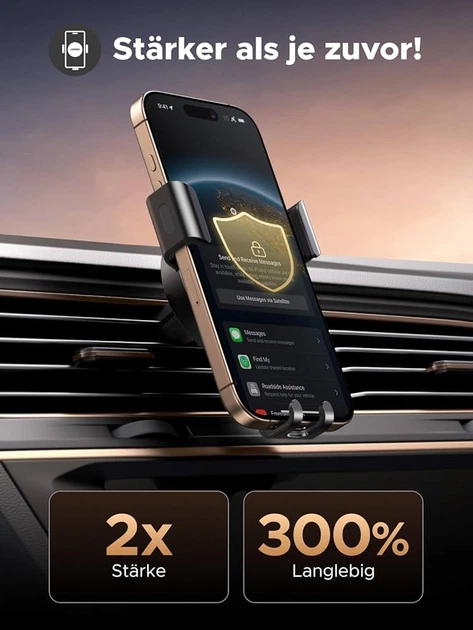 Автотримач для телефону UGREEN в дефлектор, гравітаційний, поворотний 360° - Фото 2 Автотримач для телефону UGREEN в дефлектор, гравітаційний, поворотний 360° - зображення 2