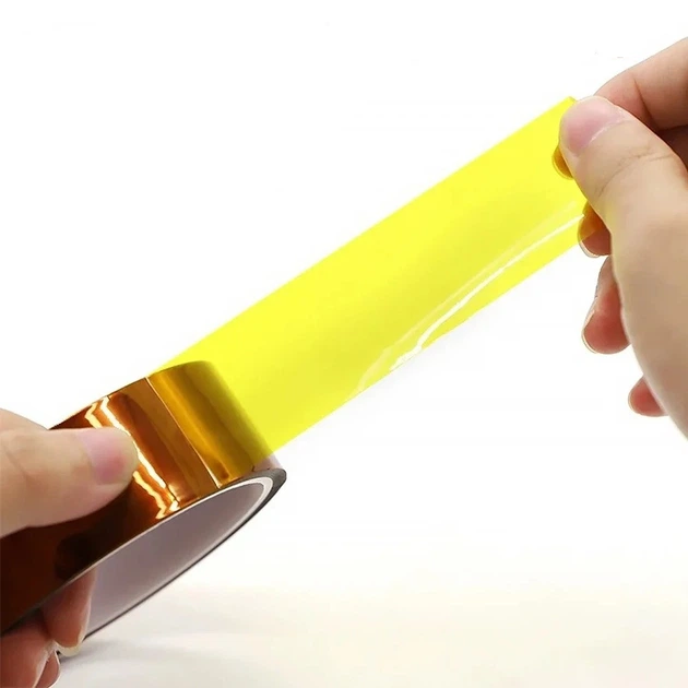 Термостойкий полиимидный скотч Kapton 40 мм х 33 м (0.05 мм) - изображение 3