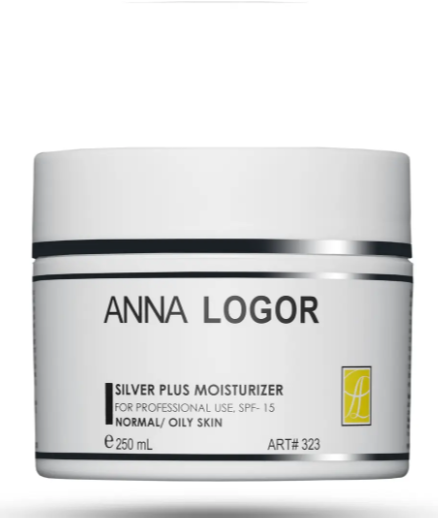 Зволожуючий крем з колоїдним сріблом Anna Logor Silver Plus Moisturizer (Art.323), 250 мл - Фото 1 Зволожуючий крем з колоїдним сріблом Anna Logor Silver Plus Moisturizer (Art.323), 250 мл - зображення 1