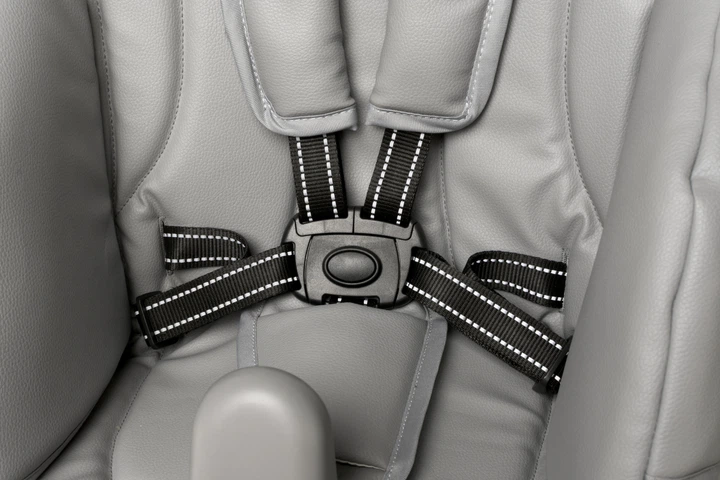 Детский стульчик для кормления 3 в 1 4Baby Icon Gray (экокожа, функция шезлонга, регулировка высоты, колеса) - изображение 10
