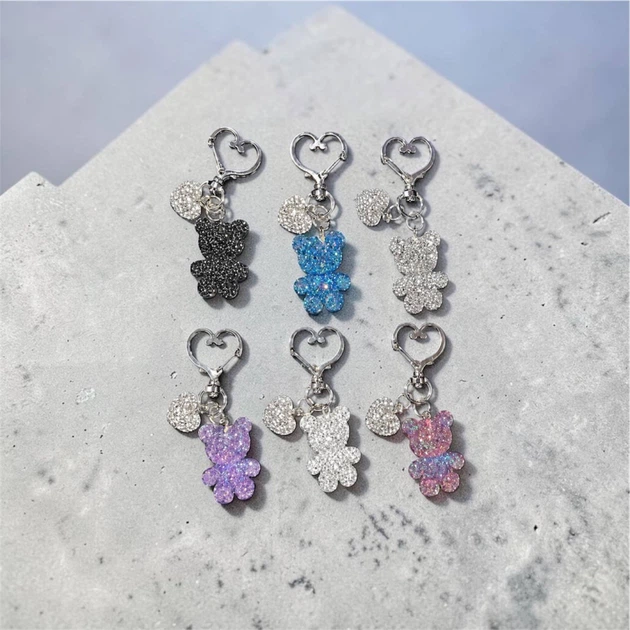 Брелок Swarovski Color Bear, черный - Фото 2 Брелок Swarovski Color Bear, черный - изображение 2