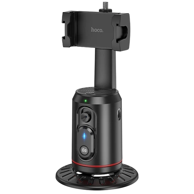 Монопод для селфи HOCO K23 с триногой и Bluetooth пуштом Черный (Black) — Селфи-пальчик, настольный штатив и держатель для смартфона с дистанционным кнопочным пультом - изображение 2