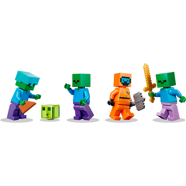 Конструктор LEGO Minecraft Підземелля зомбі 284 деталі (21587) - зображення 4