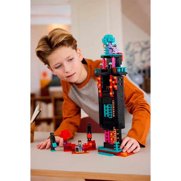 Конструктор LEGO Minecraft Вежа Ендермена 867 деталей (21279) - зображення 10