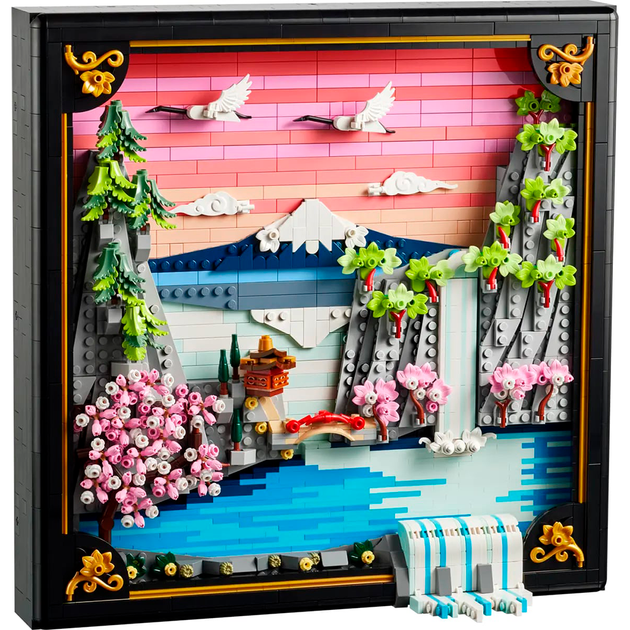 Конструктор LEGO ART Японський пейзаж із цвітом сакури 1892 деталі (31218) - зображення 3