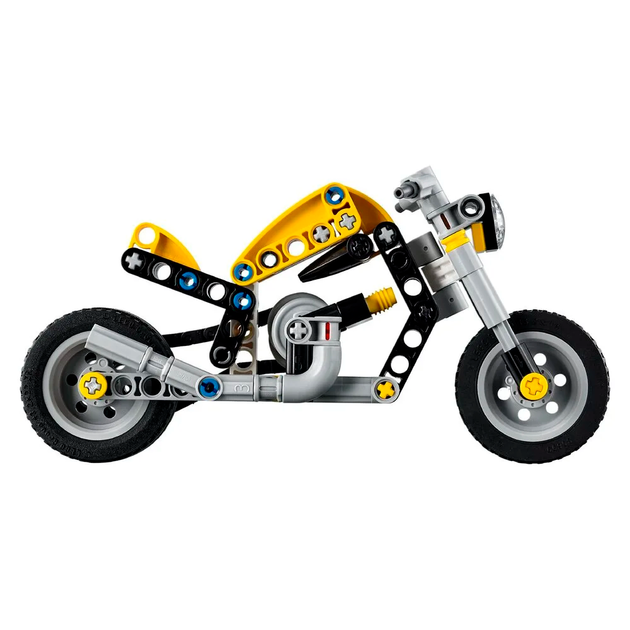 Конструктор LEGO Technic Желтый мотоцикл 151 деталь (42225) - изображение 4