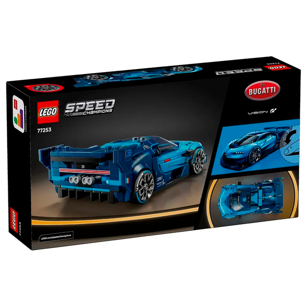Конструктор LEGO Speed Champions Спортивний автомобіль Bugatti Vision GT Hyper 284 деталі (77253) - зображення 2