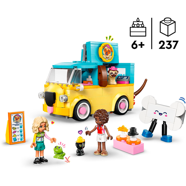 Конструктор LEGO Friends Фургон з аксесуарами для улюбленців 237 деталей (42678) - зображення 3