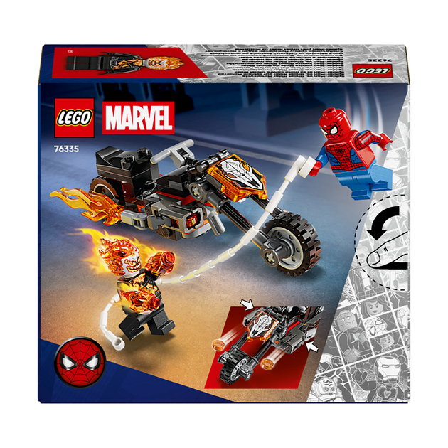 Конструктор LEGO Marvel Людина-павук vs. Примарний вершник на мотоциклі 72 деталі (76335) - зображення 2