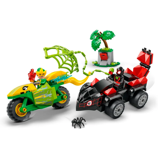 Конструктор LEGO Marvel Spidey Гонки на электромобилях с динозаврами 124 детали (11198) - изображение 3