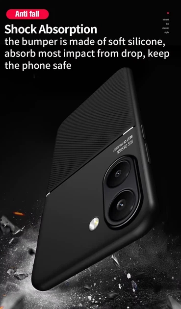 Силіконовий чохол IQS Design для Xiaomi Poco X8 Pro 5G Чорний - зображення 7