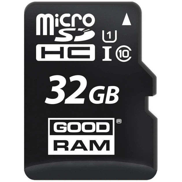 Карта пам'яті Goodram 32GB microSDHC Class 10 (M1AA-0320R12) - Фото 2 Карта пам'яті Goodram 32GB microSDHC Class 10 (M1AA-0320R12) - зображення 2