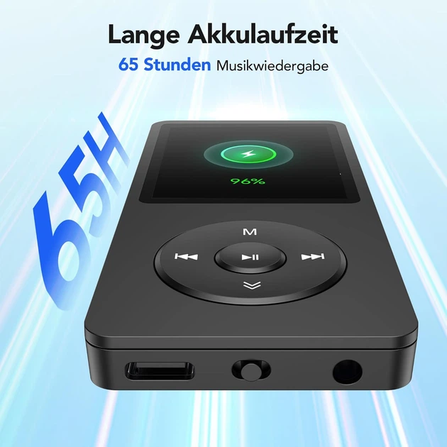 MP3-плеер AGPTEK A02X черный с экраном 1,8 дюйма памятью 32 ГБ функциями FM радио диктофоном поддержкой видео электронных книг и временем работы до 70 часов - Фото 4 MP3-плеер AGPTEK A02X черный с экраном 1,8 дюйма памятью 32 ГБ функциями FM радио диктофоном поддержкой видео электронных книг и временем работы до 70 часов - изображение 4