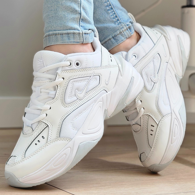 Кроссовки женские и мужские Ni M2K Tekno white / Най м2к Текно белые 36 - Фото 1 Кроссовки женские и мужские Ni M2K Tekno white / Най м2к Текно белые 36 - изображение 1