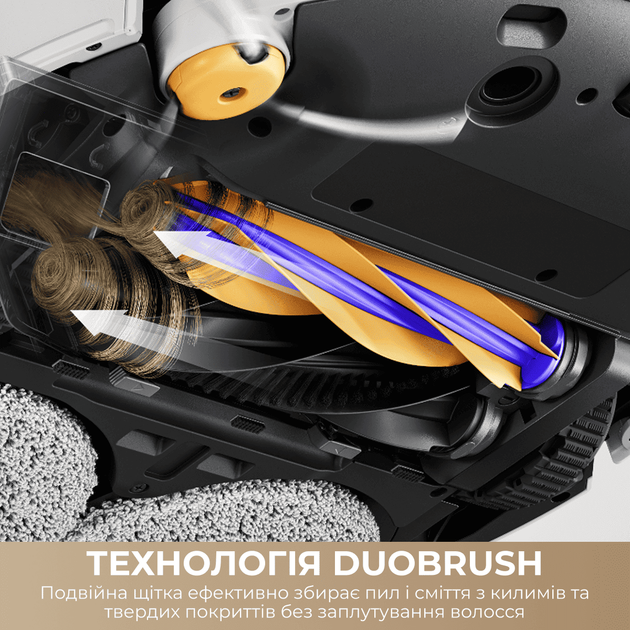 Робот-пылесос моющий Dreame Bot X60 Ultra Complete Black - изображение 11