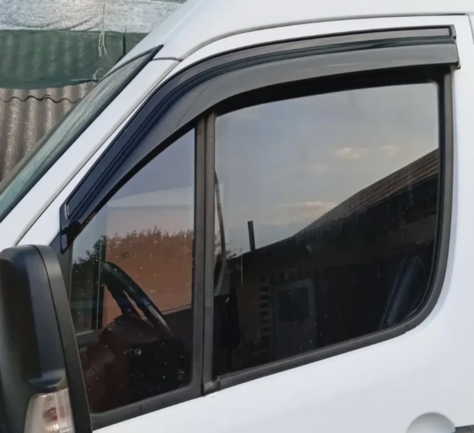 Вітровики на вікна (2 шт., EuroCap) для Mercedes Sprinter W906 2006-2018 рр. - зображення 2