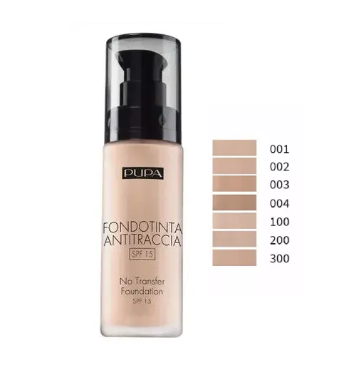 Тональна основа для обличчя Pupa No Transfer Foundation SPF15 003 Natural Beige, 30 мл - зображення 2