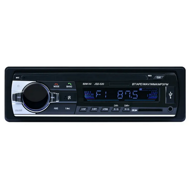 Автомагнитола в машину с LED подсветкой 1DIN, MP3-SA-520 ISO - изображение 2