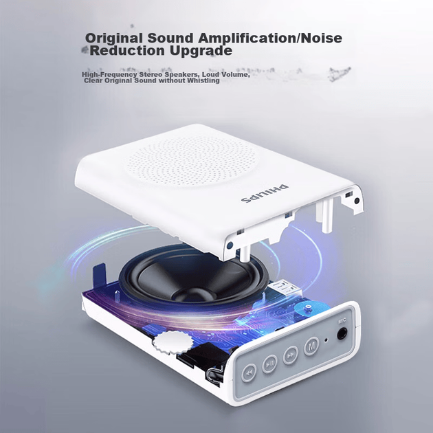Усилитель PHILIPS SBM507 Little Bee Bluetooth для учителей с микрофоном, белый - изображение 7