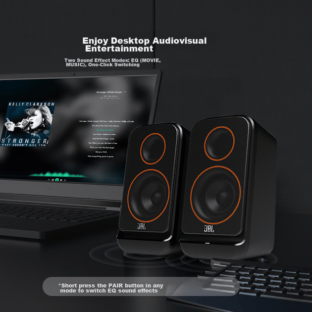 Колонка JBL PS3500 компьютерная Bluetooth с сабвуфером, белая - изображение 7