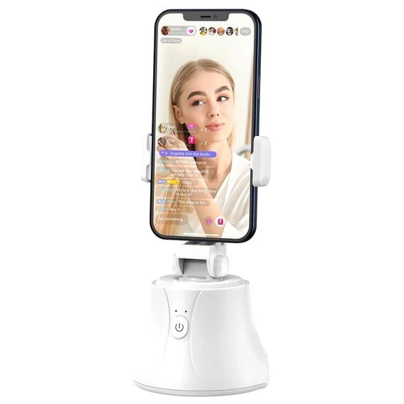 Держатель для смартфона Baseus 360° AI Following Shot Белый (SUYT-B02) - изображение 4