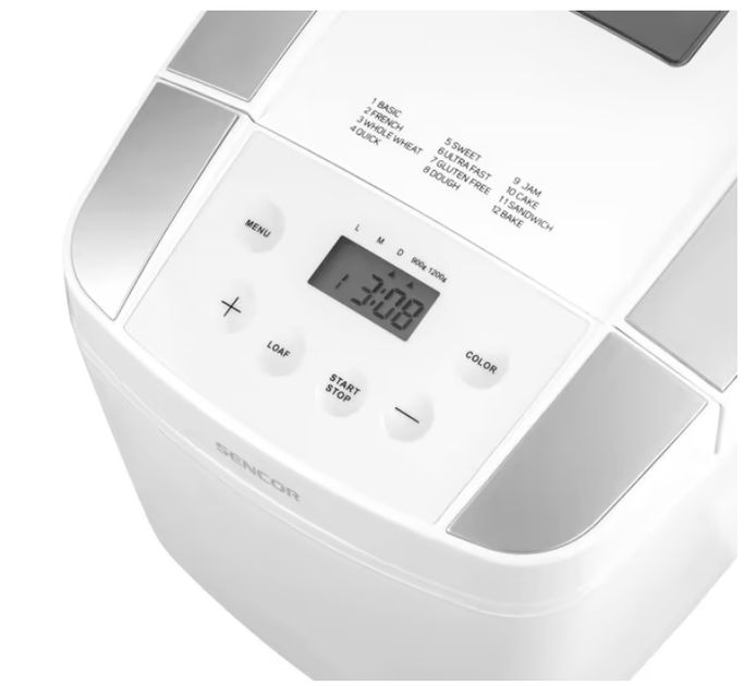 Хлібопіч Sencor SBR0770WH - зображення 2