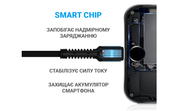 MAKE USB to Type-C 3A 1м Denim Grey (MCB-CD10GR) - изображение 5