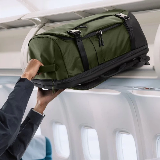 Рюкзак Tech-Protect Defender S70 Ryanair & Wizzair Travel Laptop Cabin 24L 40x30x20 Military Green (5906302324576) - изображение 11
