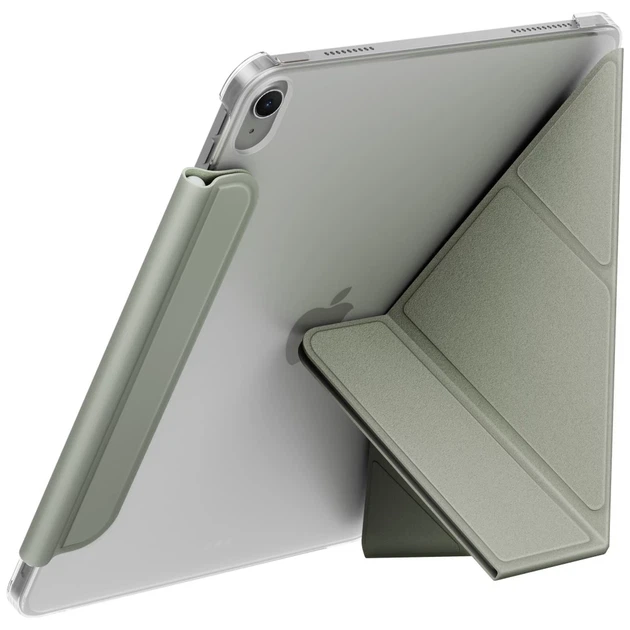 Чохол UNIQ Camden Lite для iPad Air 11" M2 2024 | M3 2025 | M4 2026 Green (UNIQ-PDA11(M4)-CAMLSAGRN) - зображення 5