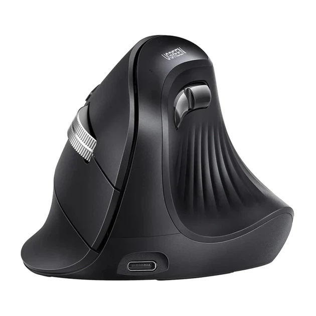 Вертикальная мышь Ugreen MU008Smini BT+2.4G Black (85310) - Фото 2 Вертикальная мышь Ugreen MU008Smini BT+2.4G Black (85310) - изображение 2