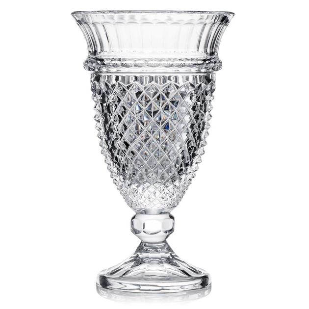 Ваза Rogaska Diamonds 38 см на ніжці (129685) - Фото 1 Ваза Rogaska Diamonds 38 см на ніжці (129685) - зображення 1