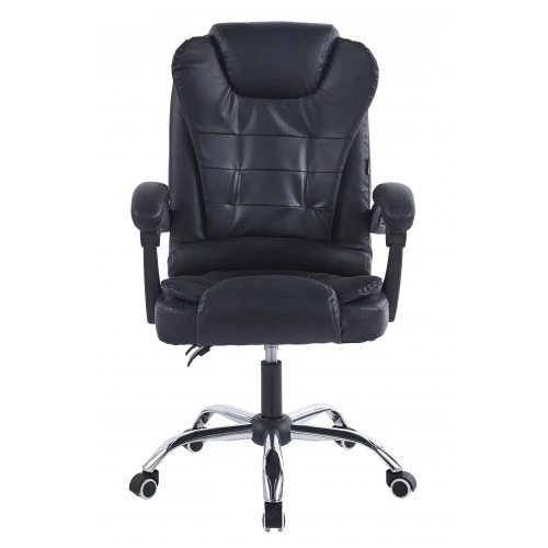 Крісло офісне на колесах Bonro BN-6070 чорне - изображение 2