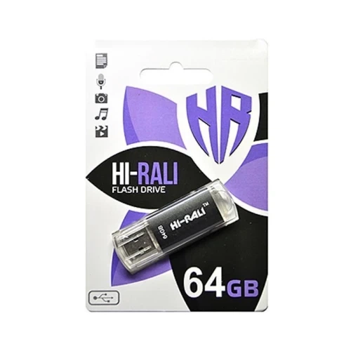 Флеш накопичувач USB 64Gb Hi-Rali Rocket, Violet, USB 2.0 (HI-64GBVCVI) - изображение 2