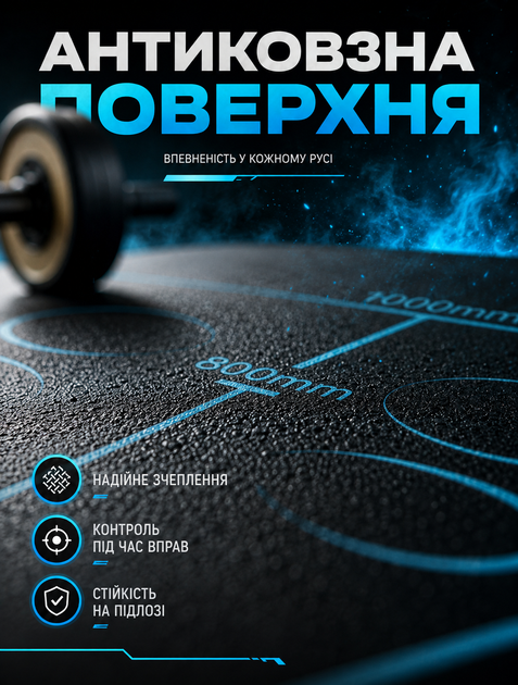 Коврик для йоги фитнеса пилатеса спорта силиконовый TPE антискользящий мат для занятий гимнастическим роликом с разметкой 128х61х6 см - Фото 8 Коврик для йоги фитнеса пилатеса спорта силиконовый TPE антискользящий мат для занятий гимнастическим роликом с разметкой 128х61х6 см - изображение 8
