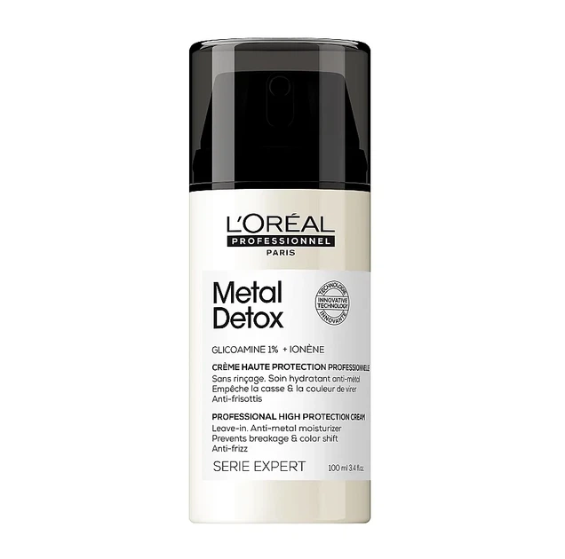Крем-догляд незмивний для волосся L'Oreal Professionnel Serie Expert Metal Detox High Protection Cream 100 мл для зменшення ламкості та небажаної зміни кольору - Фото 1 Крем-догляд незмивний для волосся L'Oreal Professionnel Serie Expert Metal Detox High Protection Cream 100 мл для зменшення ламкості та небажаної зміни кольору - изображение 1