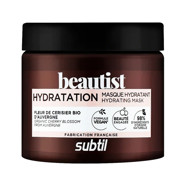 Маска SUBTIL HYDRATATION Beautist Hydrating Mask з екстрактом вишневого цвіту для інтенсивного зволоження волосся 250 мл - Фото 1 Маска SUBTIL HYDRATATION Beautist Hydrating Mask з екстрактом вишневого цвіту для інтенсивного зволоження волосся 250 мл - изображение 1